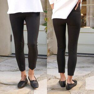 NEW Frank & Eileen Murphy The Billion Dollar Stretch Cropped Pant Black Size: XS